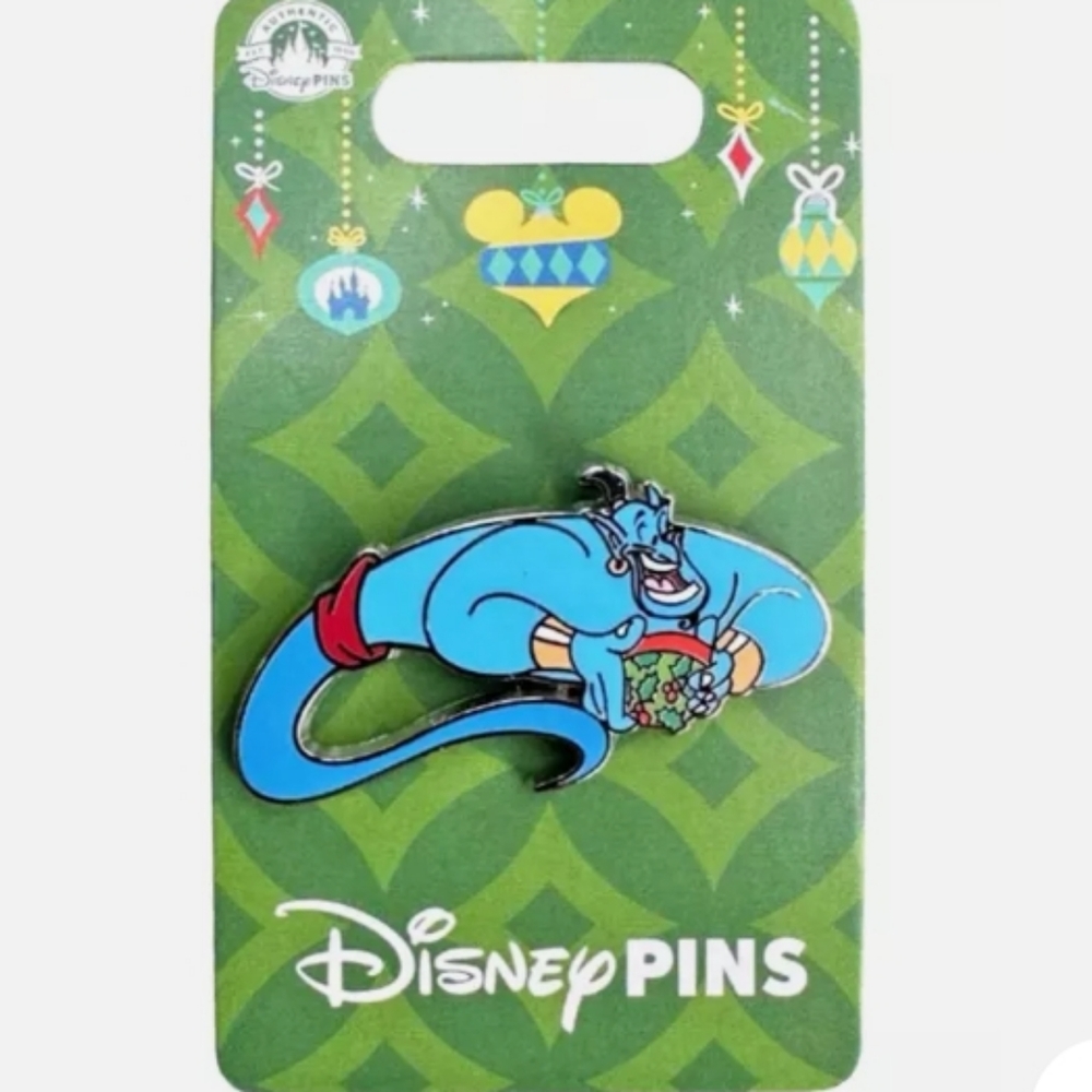 Disney Aladdin genie Christmas pin